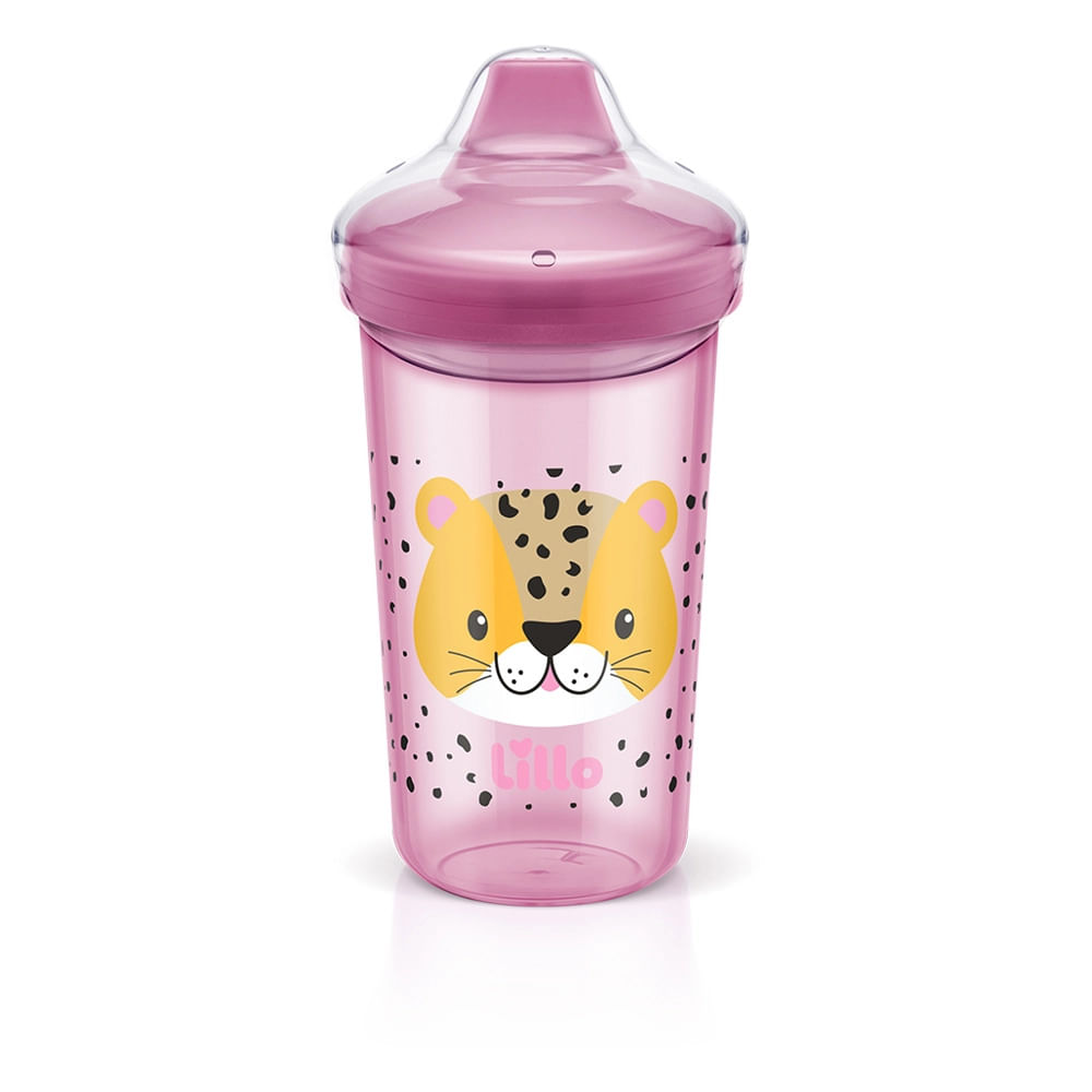 Encontraproduto.com.br - Copo Lillo Antivazamento Max Funny Onca 320ml