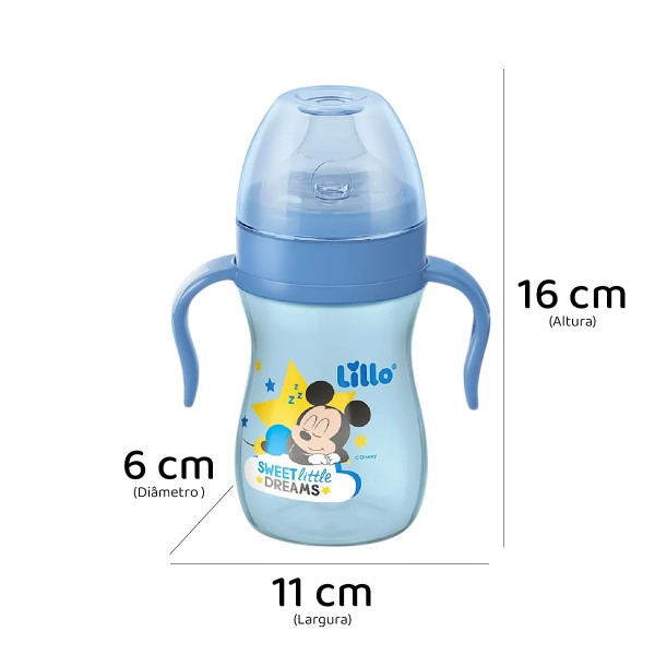 Encontraproduto.com.br - Copo Aprendizado Lillo Com Alça Evolution Disney Mickey 240ml