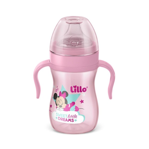 Encontraproduto.com.br - Copo Aprendizado Lillo Com Alça Evolution Minnie Mickey 240ml