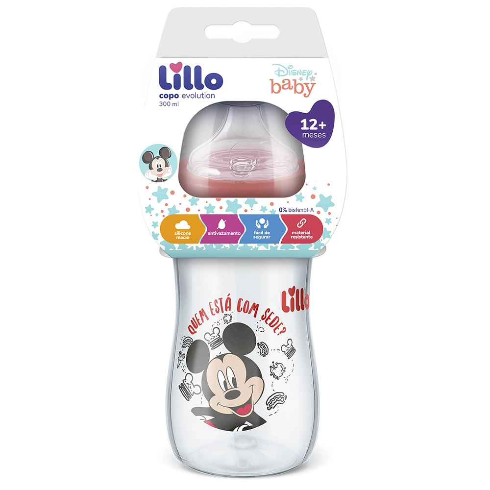 Encontraproduto.com.br - Copo Evolution Lillo Disney 300ml Silicone