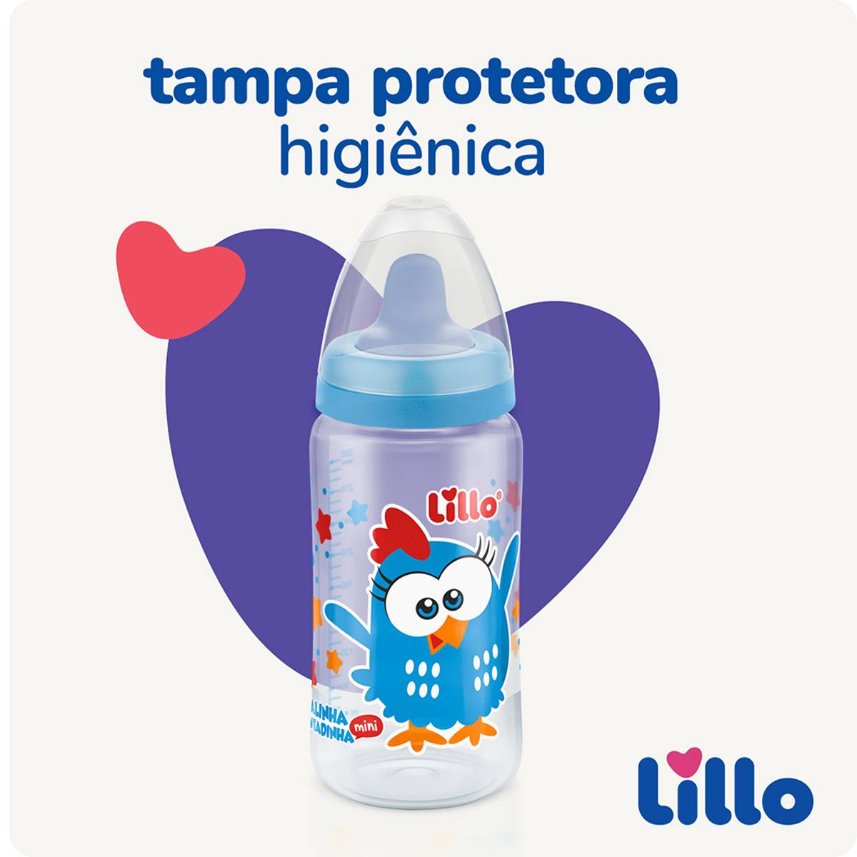 Encontraproduto.com.br - Copo Lillo Galinha Pintadinha Mini Bebedor Macio 12+ Meses 300ml