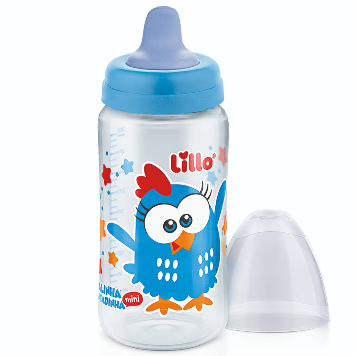 Encontraproduto.com.br - Copo Lillo Galinha Pintadinha Mini Bebedor Macio 12+ Meses 300ml