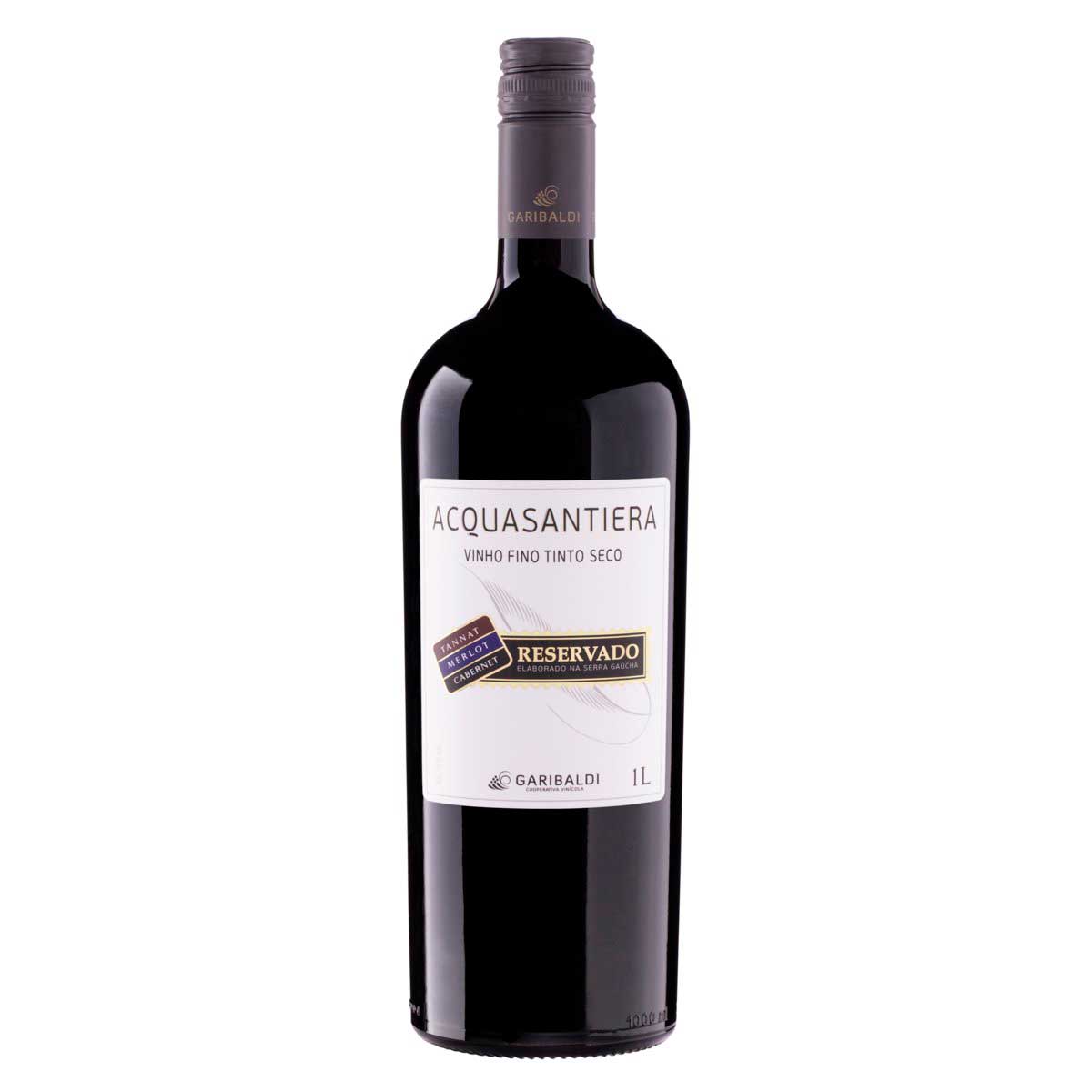 Encontraproduto.com.br - Vinho Acquasantiera Reservado Tinto Seco 1l