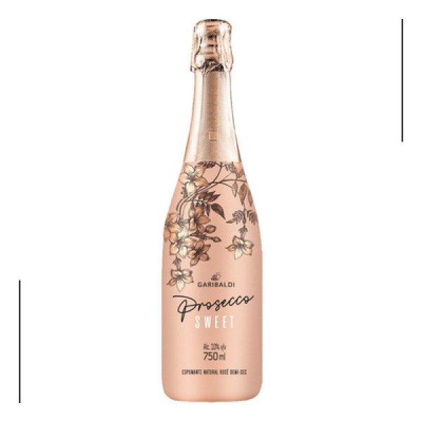Espumante Rosé Garibaldi Prosecco Sweet 750ml