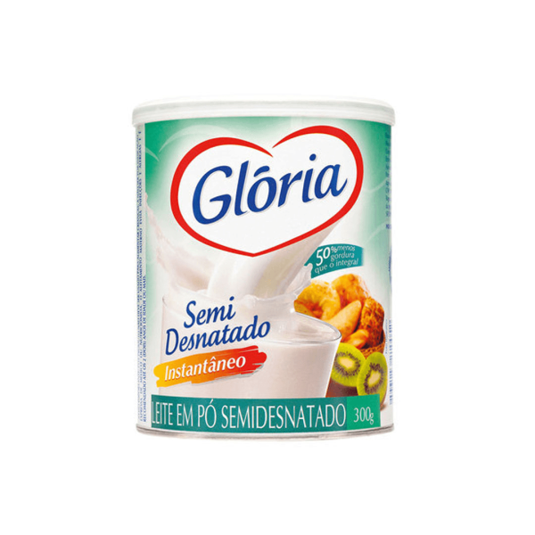 Leite Glória Semi Desnatado Instantâneo 300g