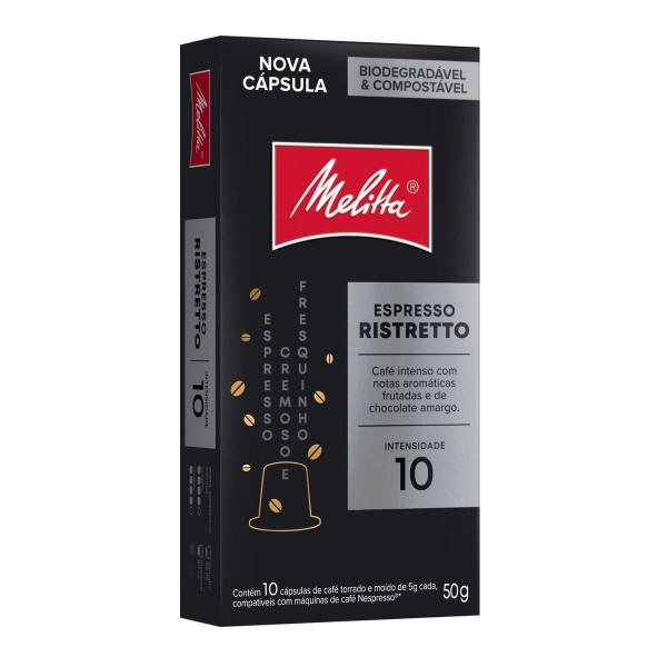 Encontraproduto.com.br - Cápsula de café Melitta Ristretto 10 un