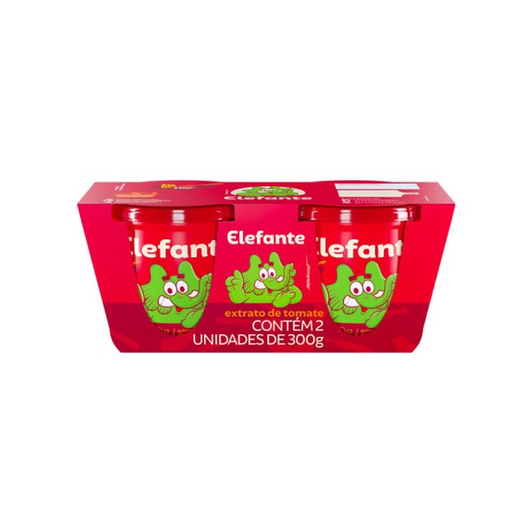 Encontraproduto.com.br - Extrato de Tomate Elefante 300g com 02 Unidades