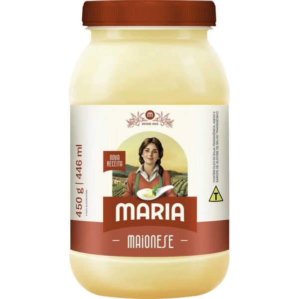 Encontraproduto.com.br - Maionese Maria Tradicional Pet com 450g