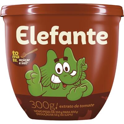 Encontraproduto.com.br - Extrato de Tomate Elefante Pote com 300g