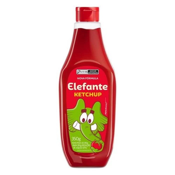 Encontraproduto.com.br - Ketchup Elefante Squeeze Frasco com 350g