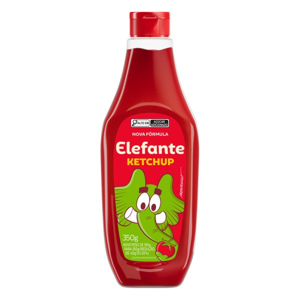 Encontraproduto.com.br - Ketchup Elefante Squeeze Frasco com 350g