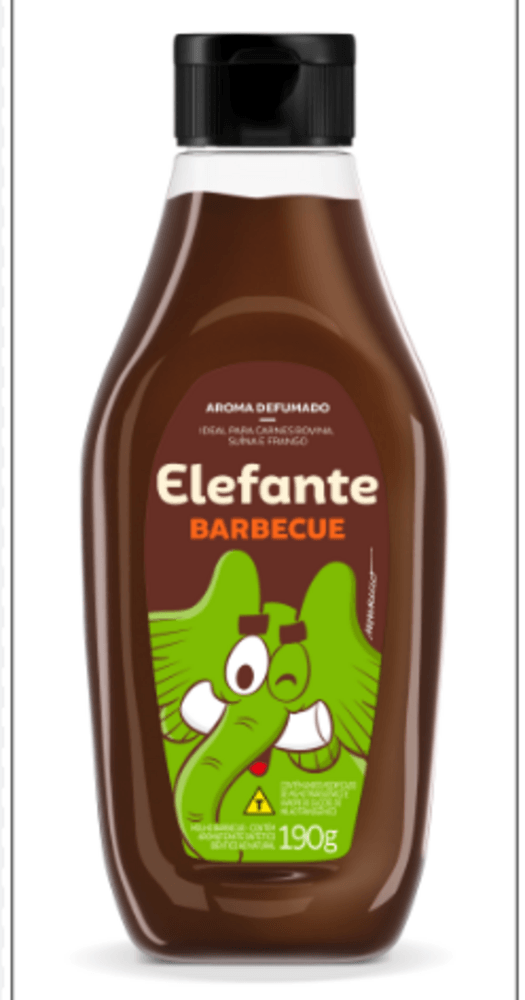 Encontraproduto.com.br - Molho Barbecue Elefante Frasco com 190g