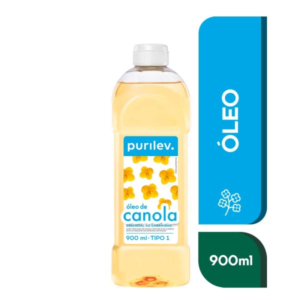 Encontraproduto.com.br - Óleo De Canola Purilev Pet 900ml