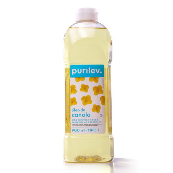 Encontraproduto.com.br - Óleo De Canola Purilev Pet 900ml