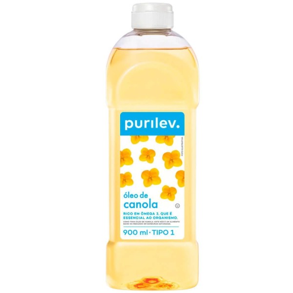 Encontraproduto.com.br - Óleo De Canola Purilev Pet 900ml