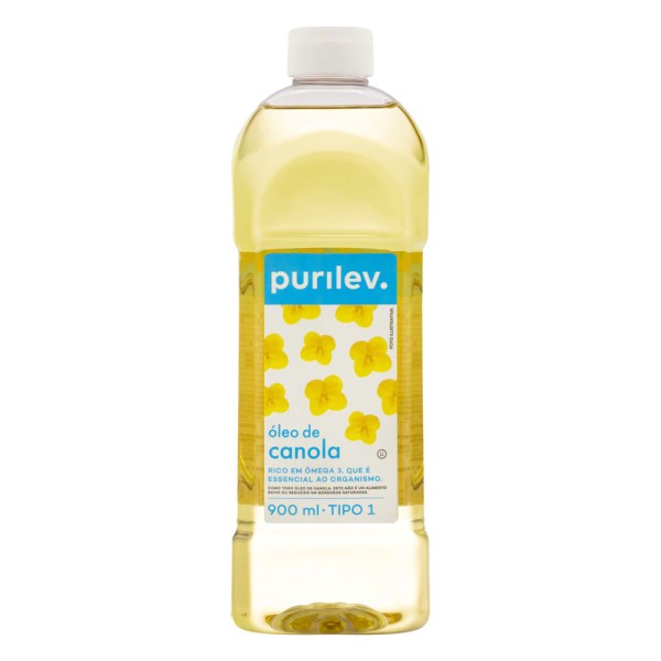 Encontraproduto.com.br - Óleo De Canola Purilev Pet 900ml