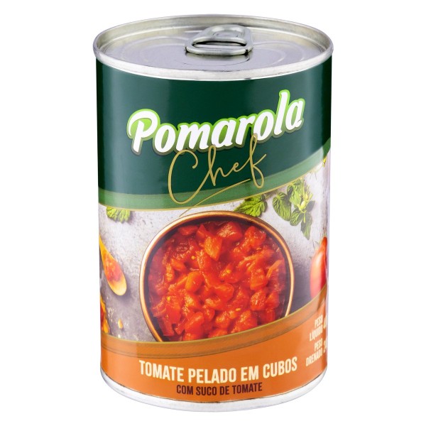 Encontraproduto.com.br - Tomate Pelado em Cubos Pomarola 400g