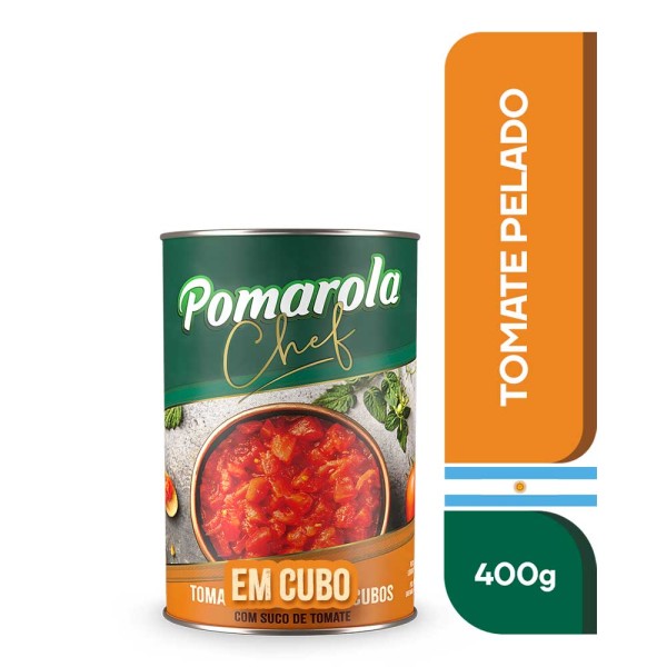 Encontraproduto.com.br - Tomate Pelado em Cubos Pomarola 400g