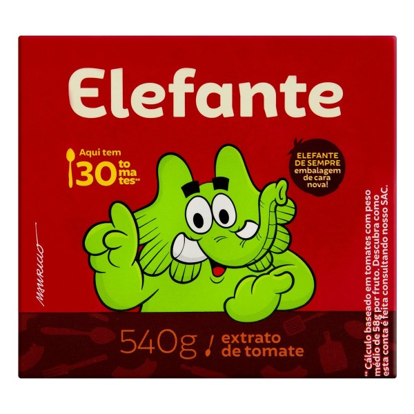 Encontraproduto.com.br - Extrato De Tomate Elefante Tp 540G