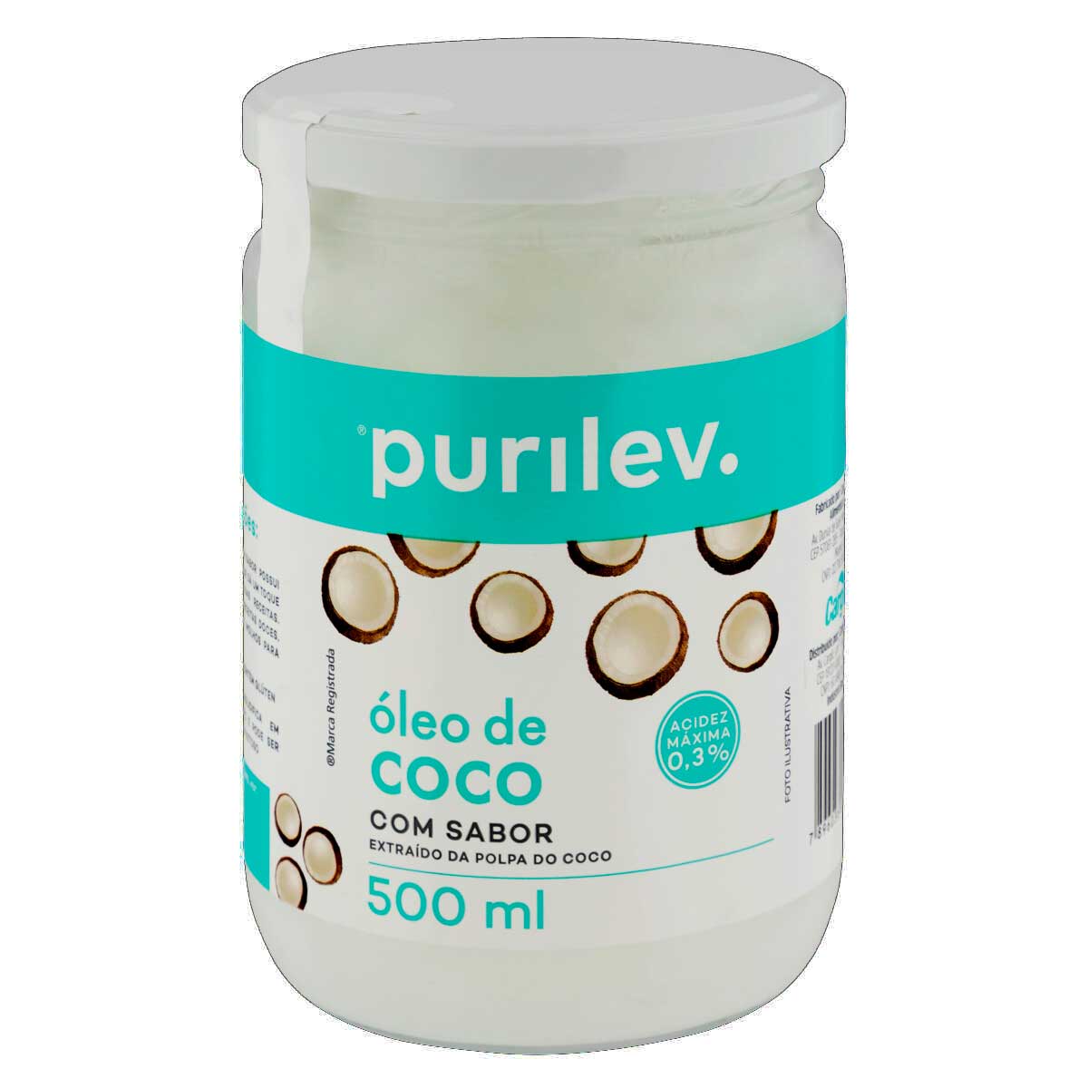 Encontraproduto.com.br - Óleo de Coco Purilev Com Sabor 500ml