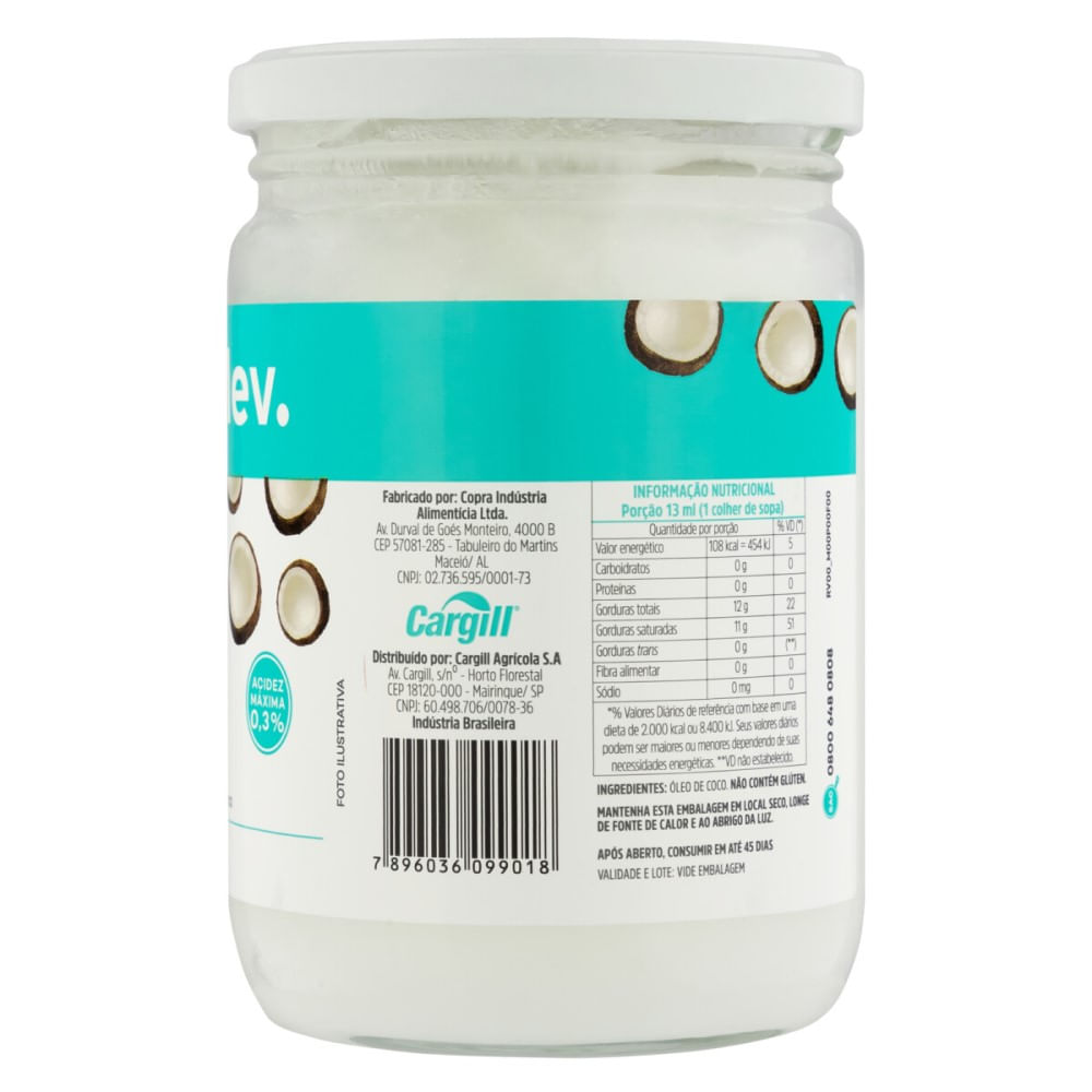 Encontraproduto.com.br - Óleo de Coco Purilev Com Sabor 500ml
