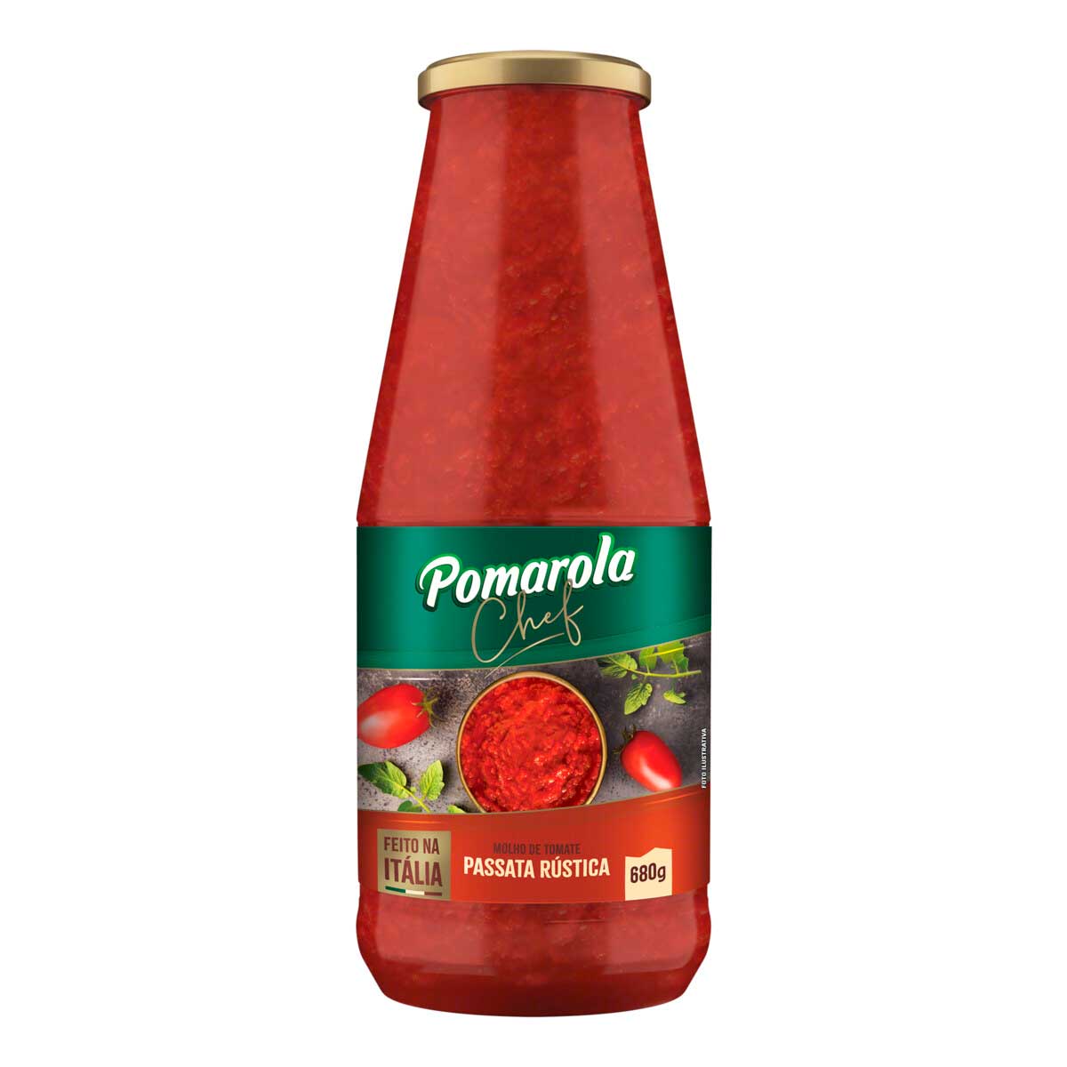 Encontraproduto.com.br - MOLHO POMAROLA PASSATA RUSTICA 680g