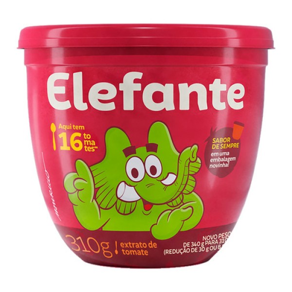 Extrato de Tomate Elefante 310g Pote