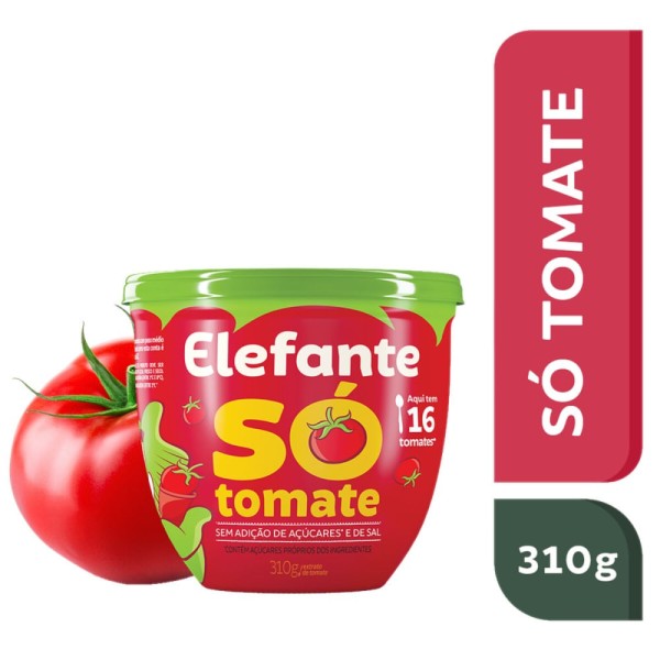 Encontraproduto.com.br - EXTRATO DE TOMATE ELEFANTE POT 300G SO TOMATE