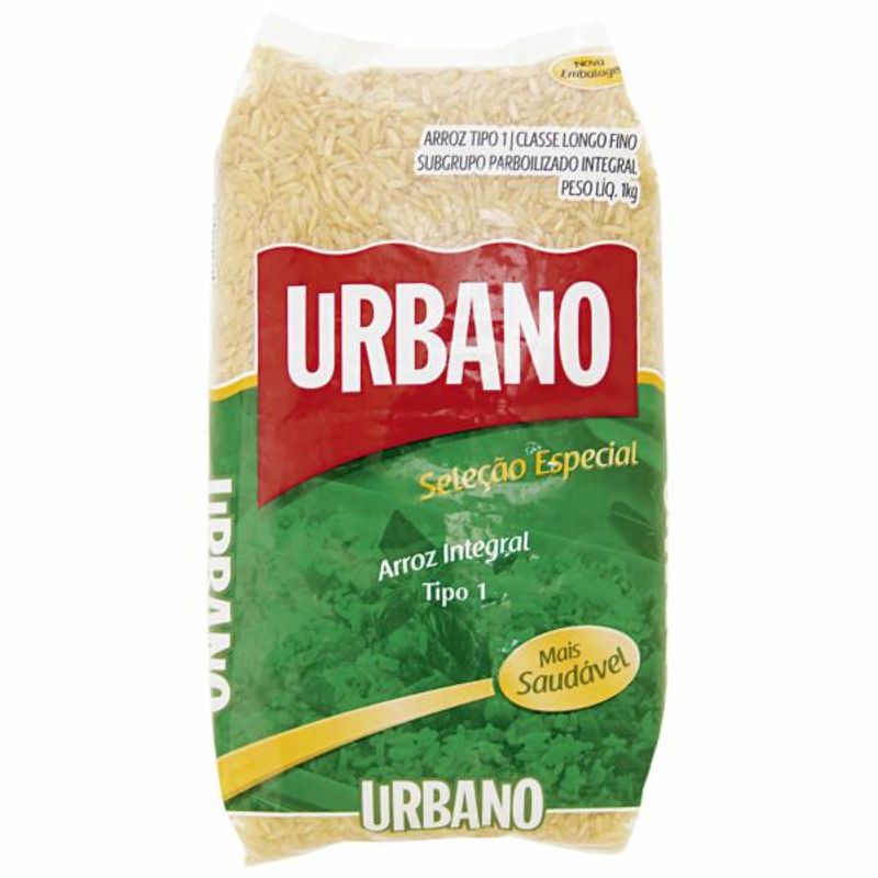 Encontraproduto.com.br - Arroz Urbano Integral - Tipo 1 Pacote com 1kg