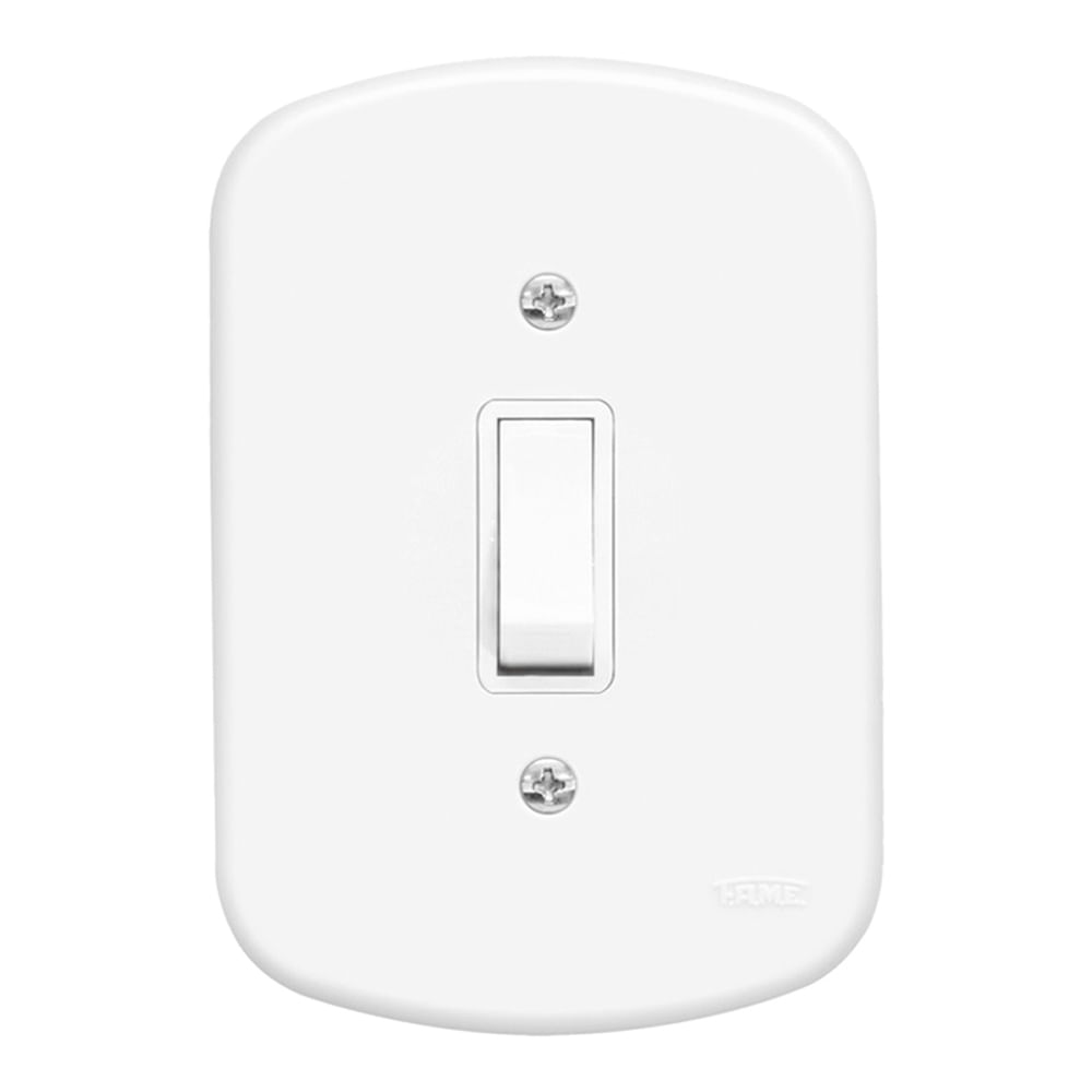 Encontraproduto.com.br - Interruptor Paralelo Fame Blanc 1 Seção 594 10A
