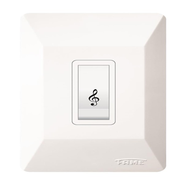 Encontraproduto.com.br - Pulsador Campainha Fame Sistema Externo 10A 250V