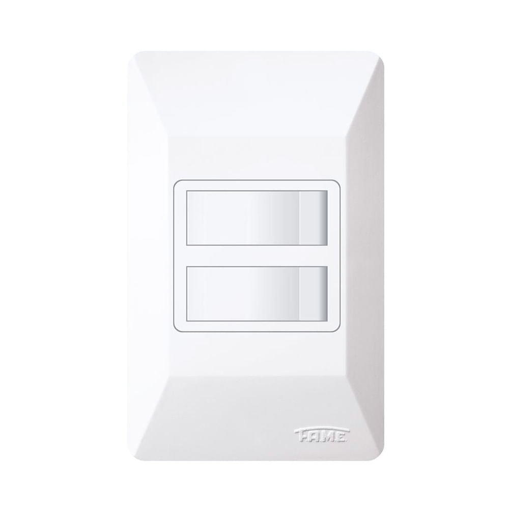Encontraproduto.com.br - Interruptor Simples Fame 946 2 Seções 10A