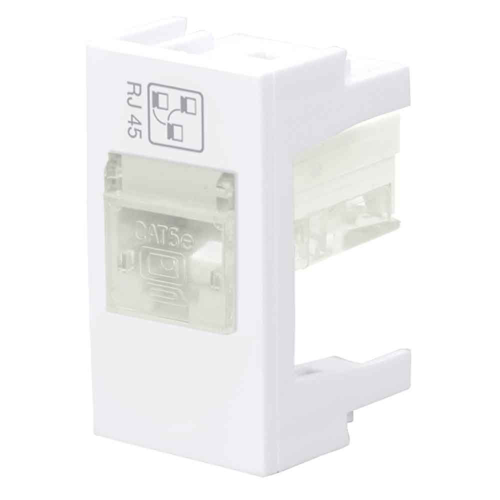 Encontraproduto.com.br - Módulo Tomada Para Rede de Informática RJ45 CAT 5E 8Vias Modulo - 1140 - FAME