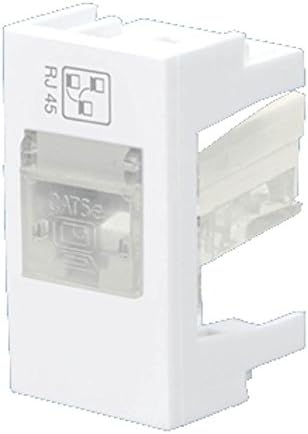 Encontraproduto.com.br - Módulo Tomada Para Rede de Informática RJ45 CAT 5E 8Vias Modulo - 1140 - FAME