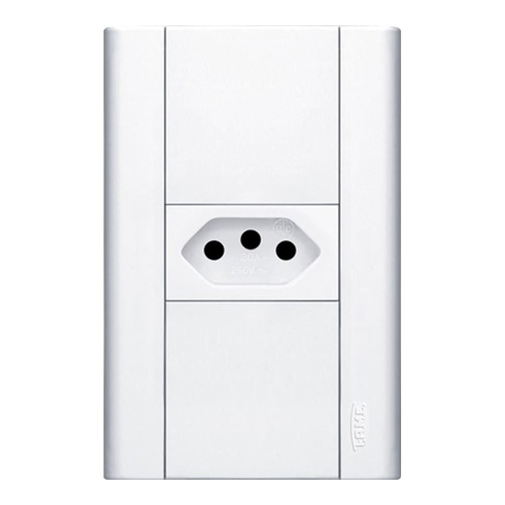 Encontraproduto.com.br - Tomada 1430 Simples 20A Modulare Fame