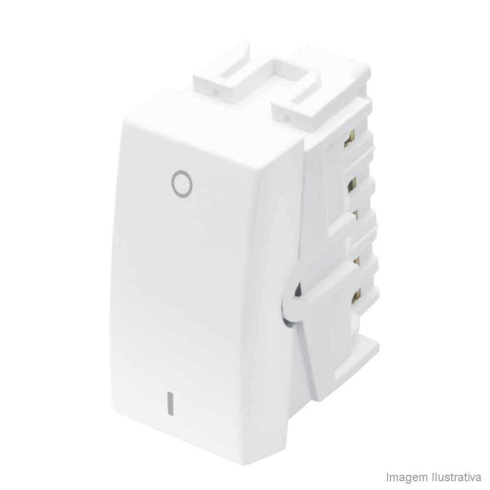 Encontraproduto.com.br - Módulo Interruptor Simples Fame Habitat 16A Branco