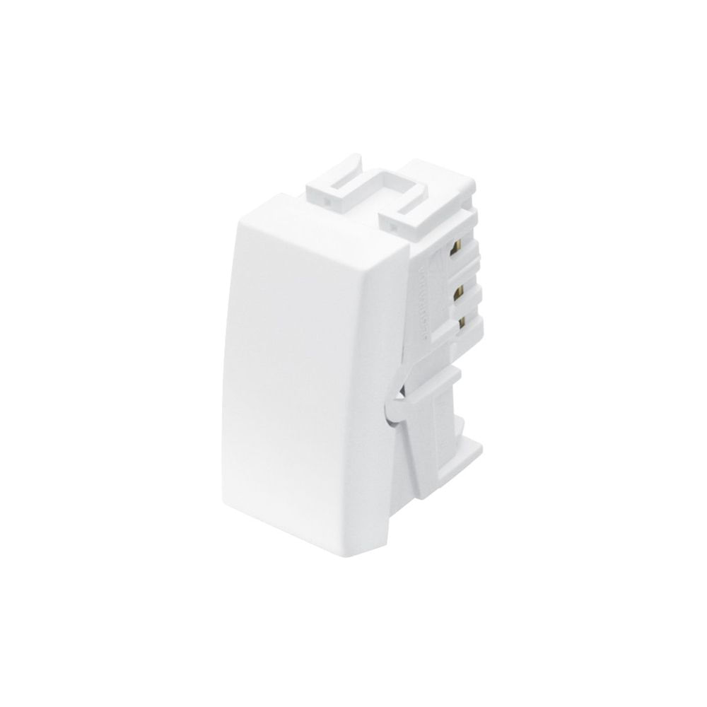 Encontraproduto.com.br - Módulo Interruptor Simples Fame Habitat 16A Branco