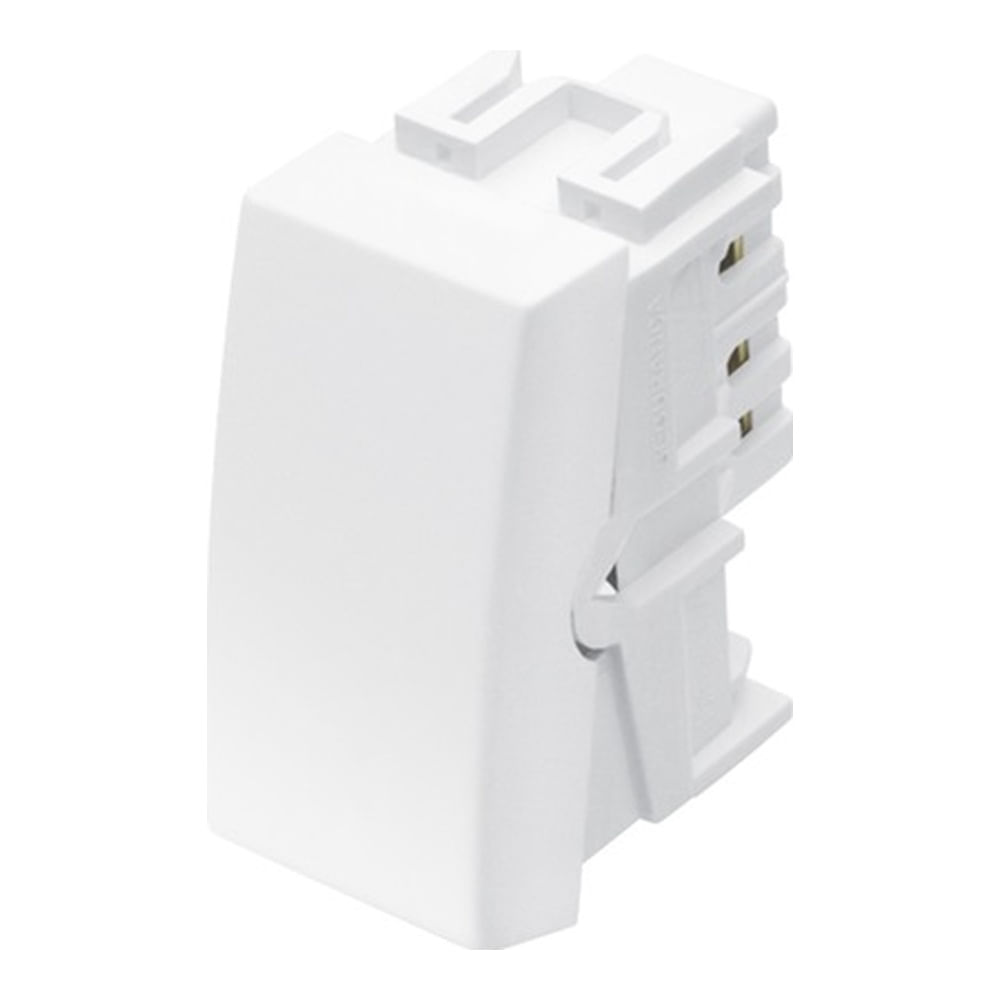 Encontraproduto.com.br - Módulo Interruptor Paralelo Fame Habitat 16A Branco