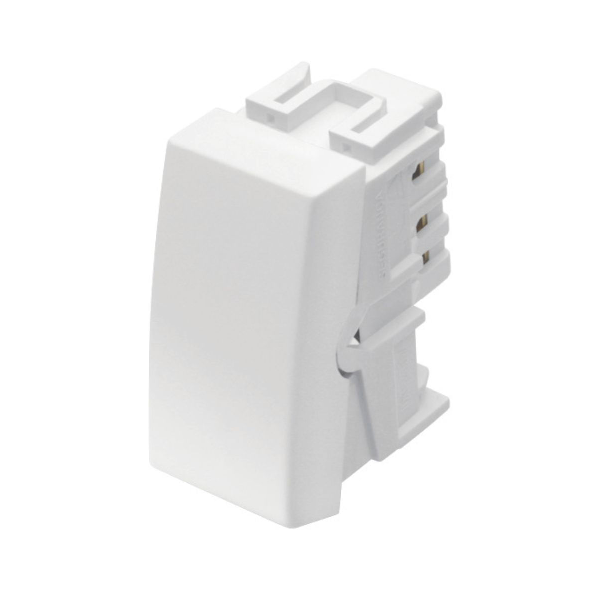 Encontraproduto.com.br - Módulo Interruptor Paralelo Fame Habitat 16A Branco