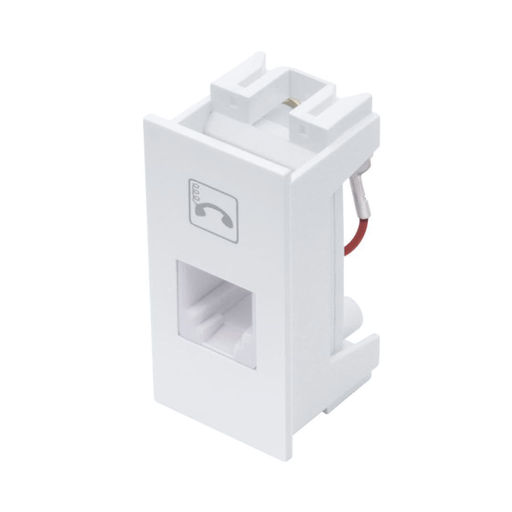 Encontraproduto.com.br - Módulo para tomada RJ11 2 vias Habitat Fame