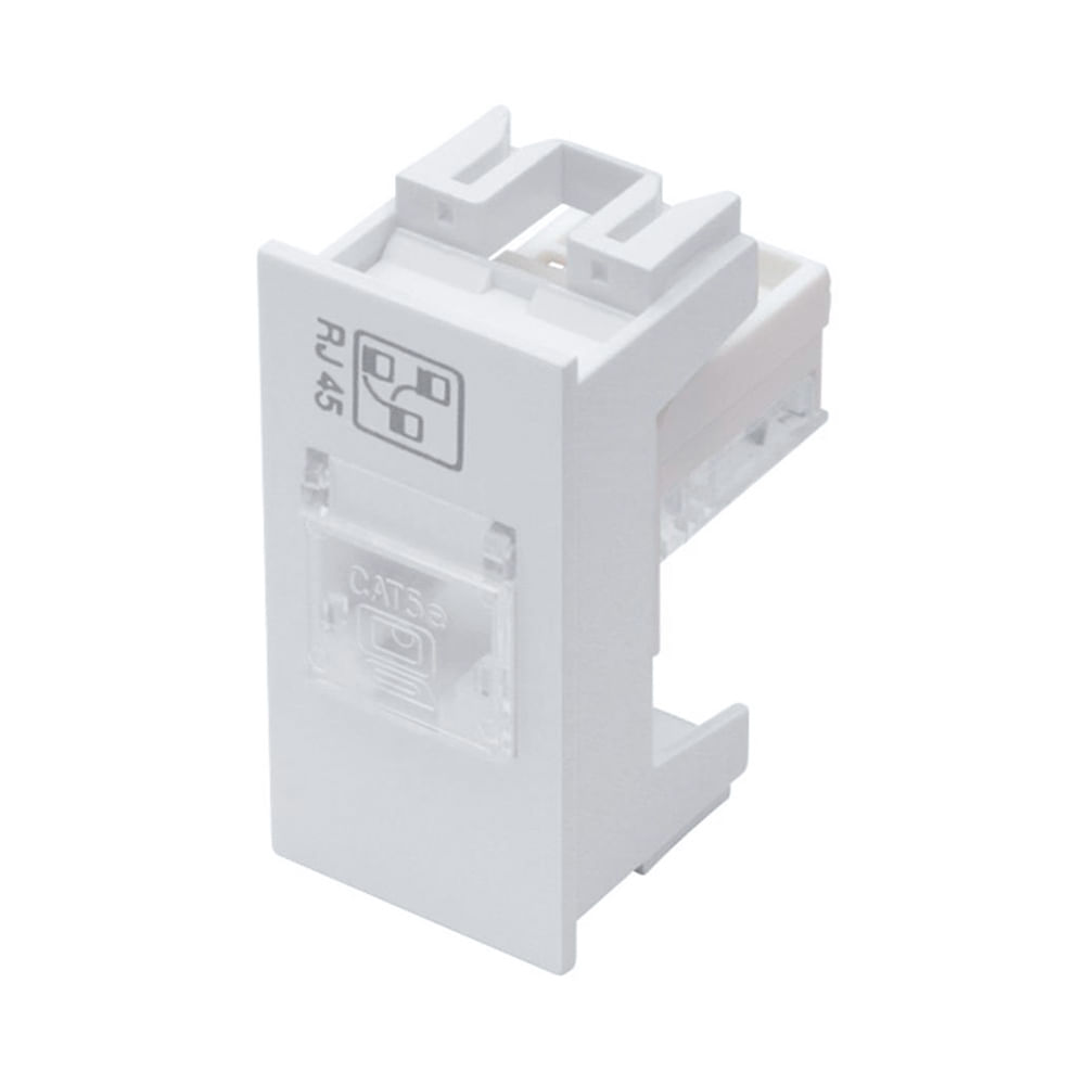 Tomada para rede RJ45 5E 8 vias Habitat Fame