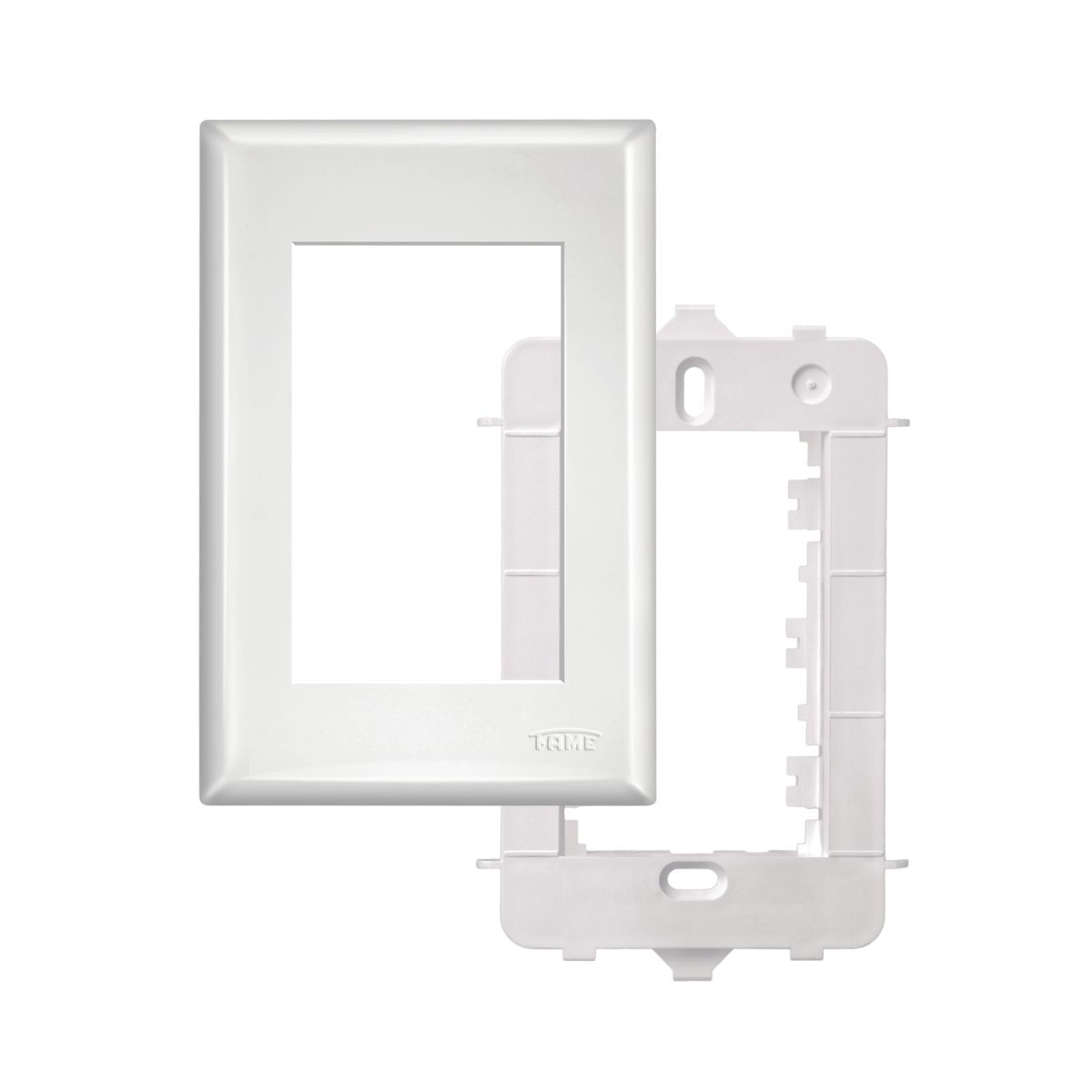 Encontraproduto.com.br - Placa 4 x 2 - 3 modulo com suporte Fame