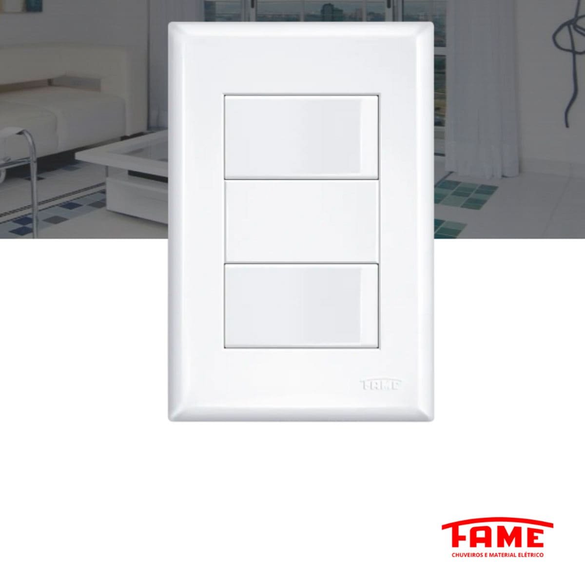 Encontraproduto.com.br - 2 Interruptores Simples16A/250V- Evidence Fame