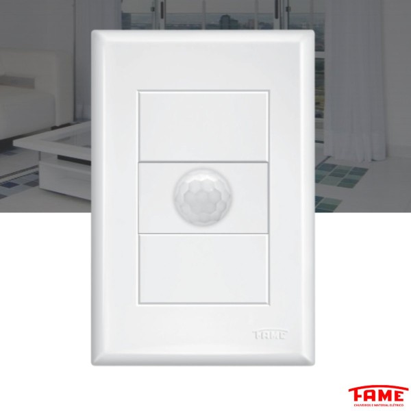 Encontraproduto.com.br - Sensor De Presenca Fame Blister Bivolt Evidence 2935 Branco (MP)