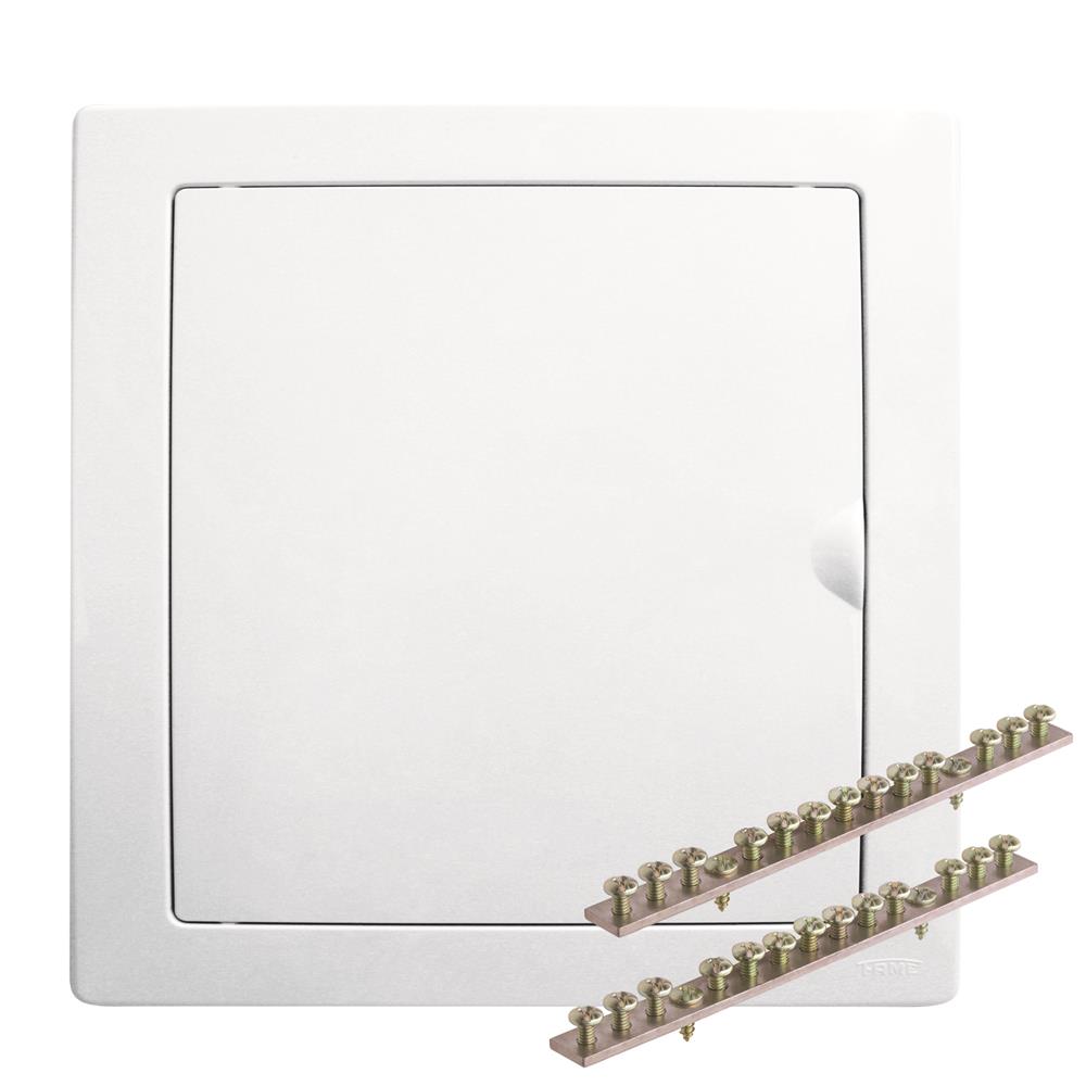Quadro Distribuição 16 Disjuntores Nema/24 Din Com Barramento Embutir Fame
