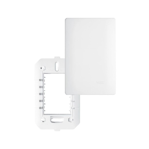 Encontraproduto.com.br - Placa Cega com Suporte Fame Habitat 4x2 Branco