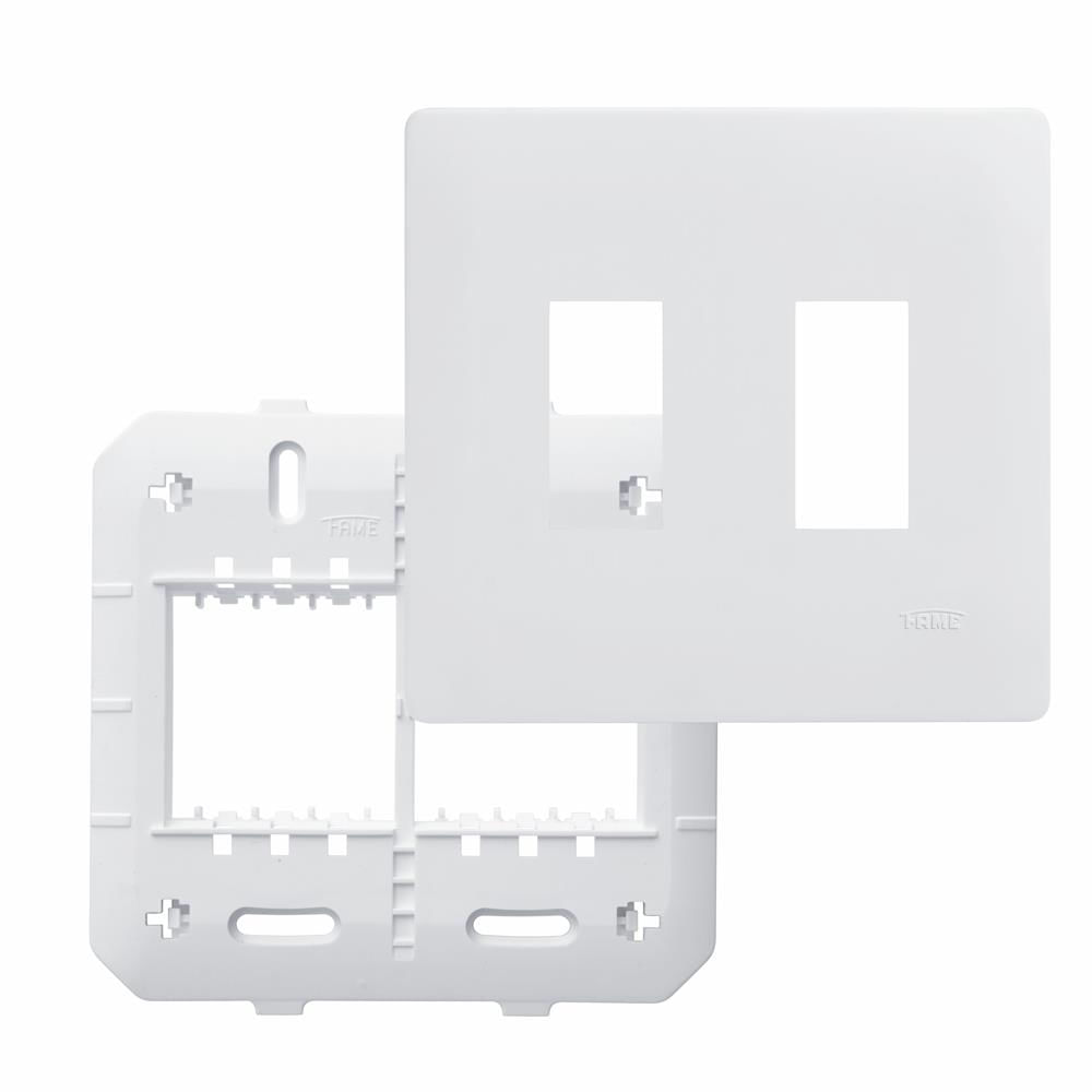 Placa Habitat 4x4 2 Modulos Verticais Com Suporte Fame
