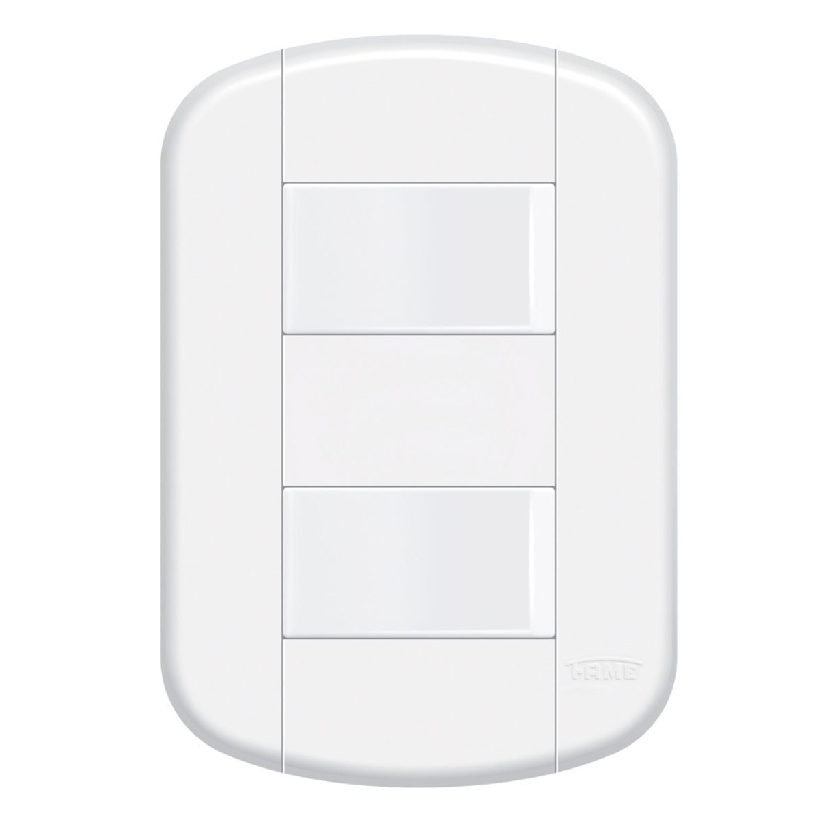 Encontraproduto.com.br - Interruptor Fame Duplo Simples Distanciados 16A Blanc Mais