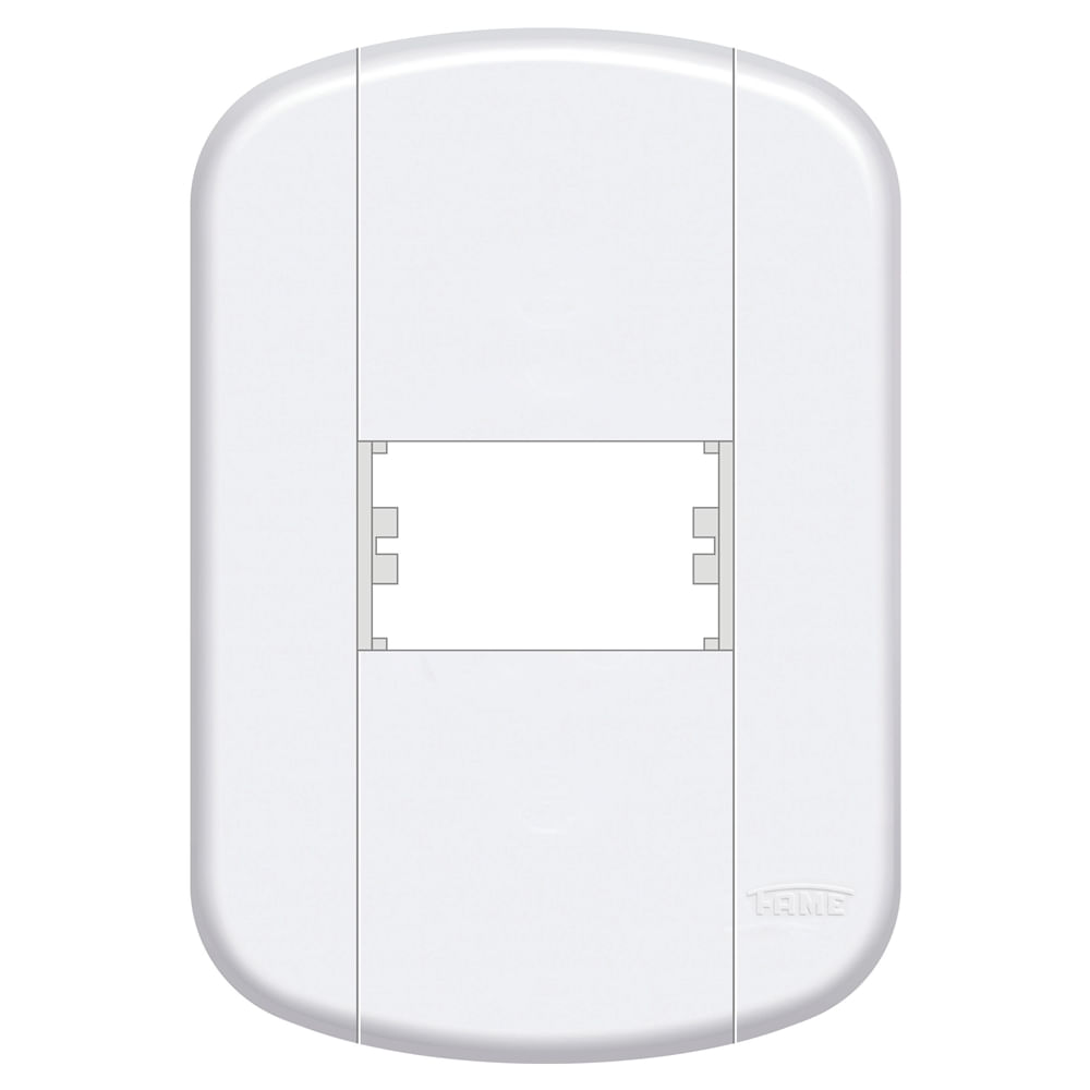 Encontraproduto.com.br - Placa 4X2 Fame  Blanc Mais Para 1Modulo