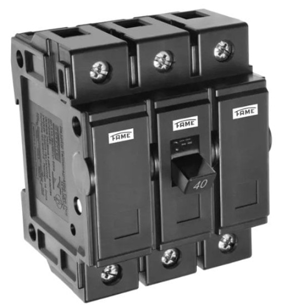 Encontraproduto.com.br - Disjuntor Tripolar 40A Nema ASM3-B Soprano